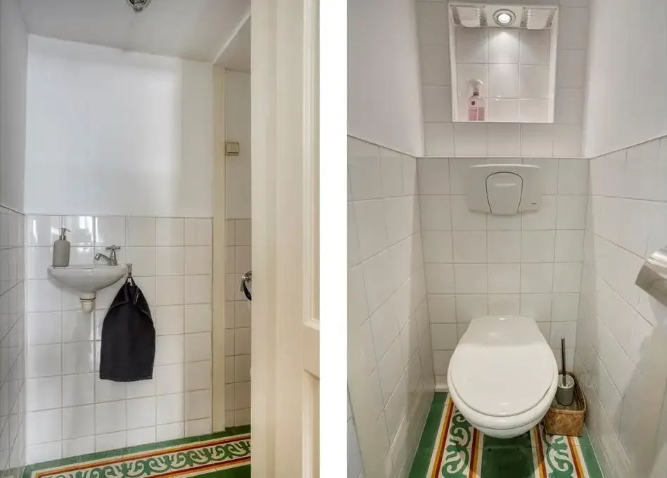 geblurde versie van de foto als achtergrond