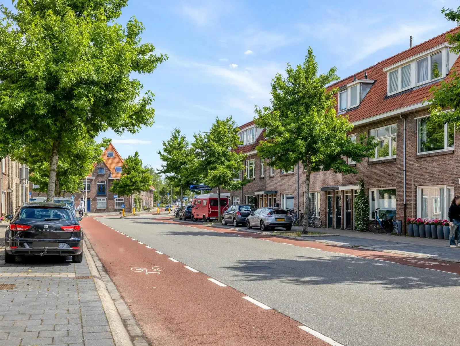 geblurde versie van de foto als achtergrond