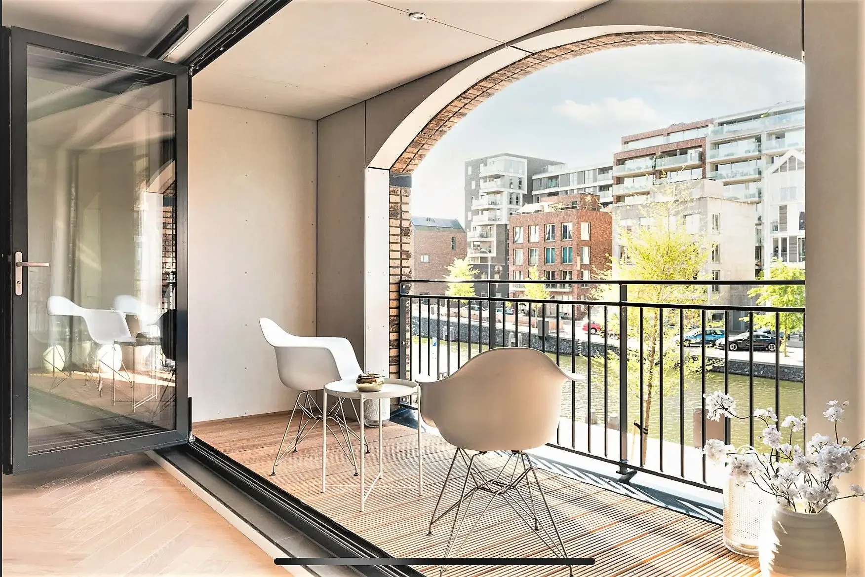 Foto van de Appartement gelegen aan de Wiborgeiland in Amsterdam
