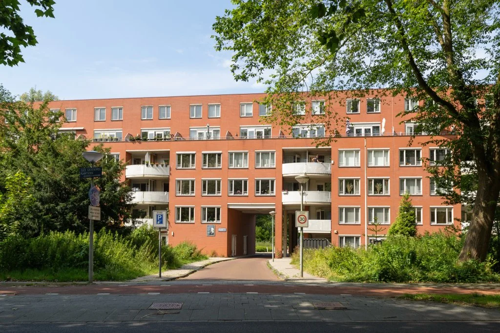 geblurde versie van de foto als achtergrond