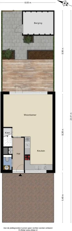 geblurde versie van de foto als achtergrond