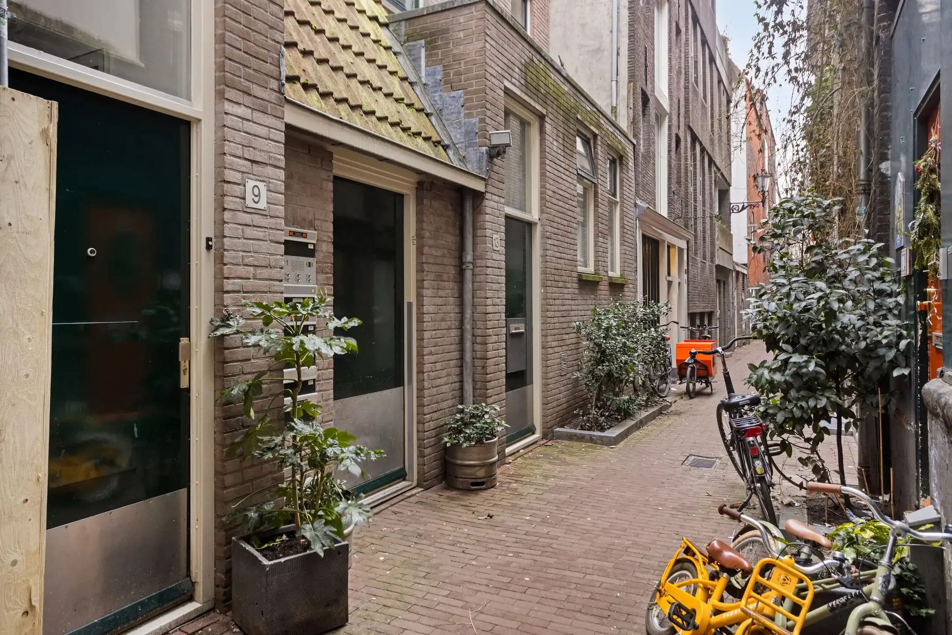 geblurde versie van de foto als achtergrond