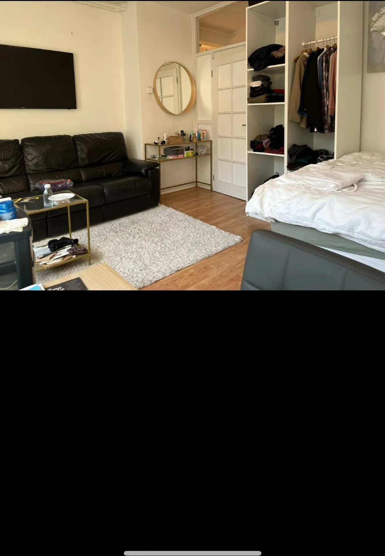geblurde versie van de foto als achtergrond