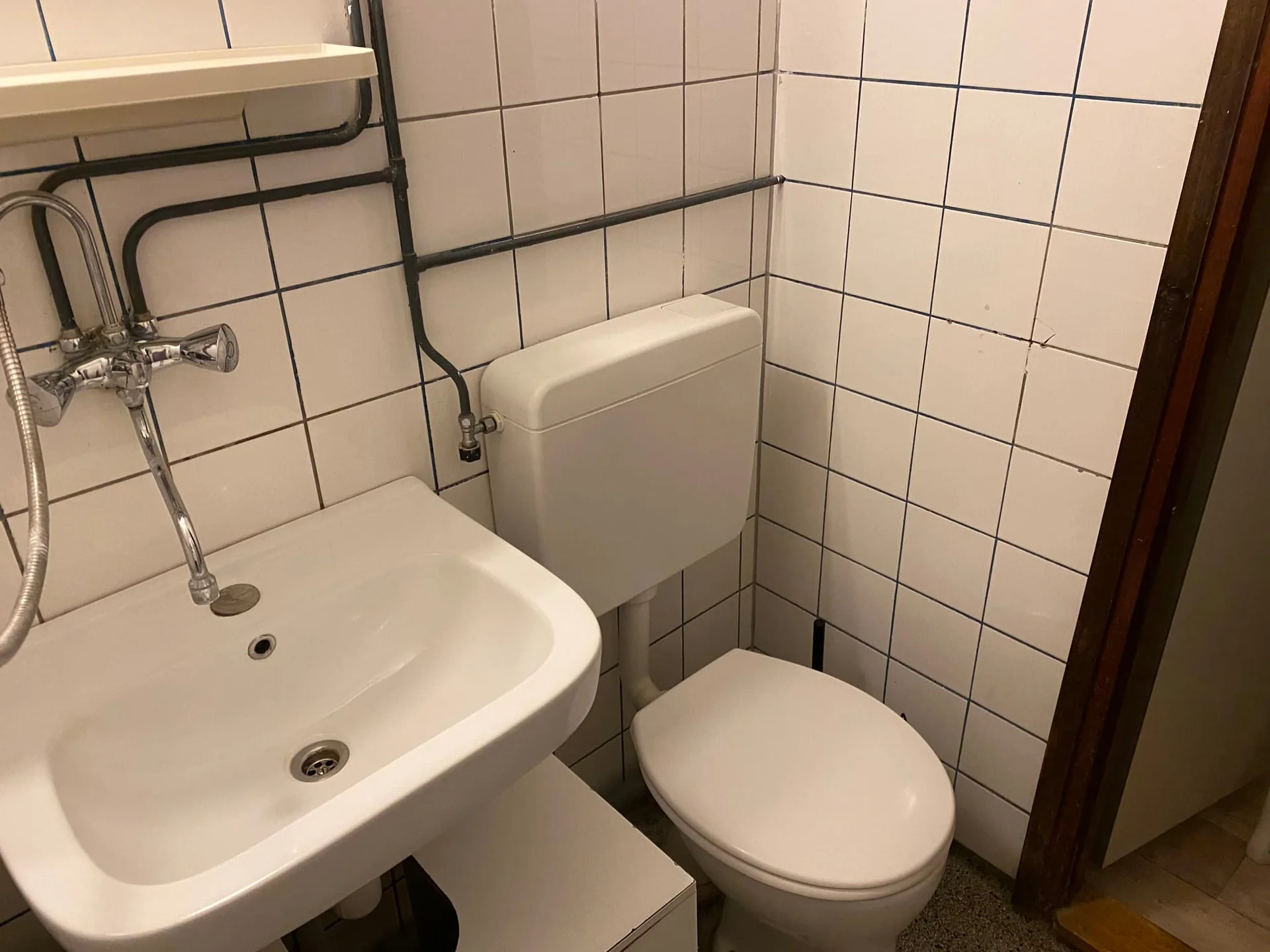 geblurde versie van de foto als achtergrond