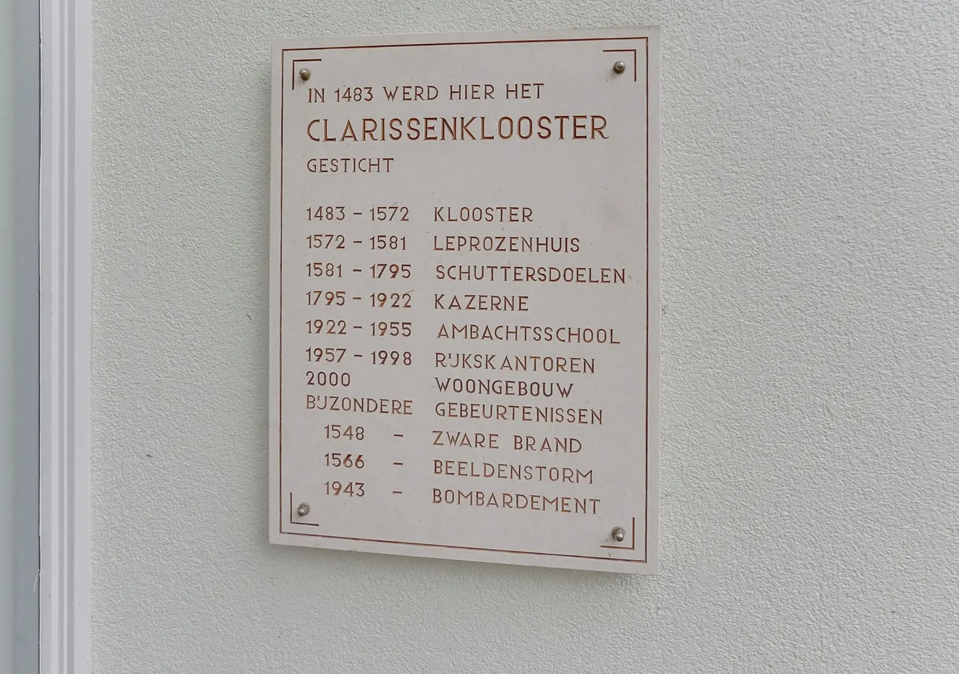 Foto van de Appartement gelegen aan de Clarissenstraat in Brielle