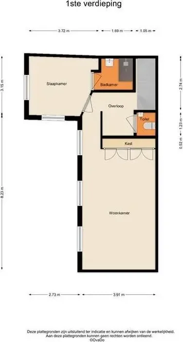 Foto van de Appartement gelegen aan de Sint Jacobstraat in Maastricht