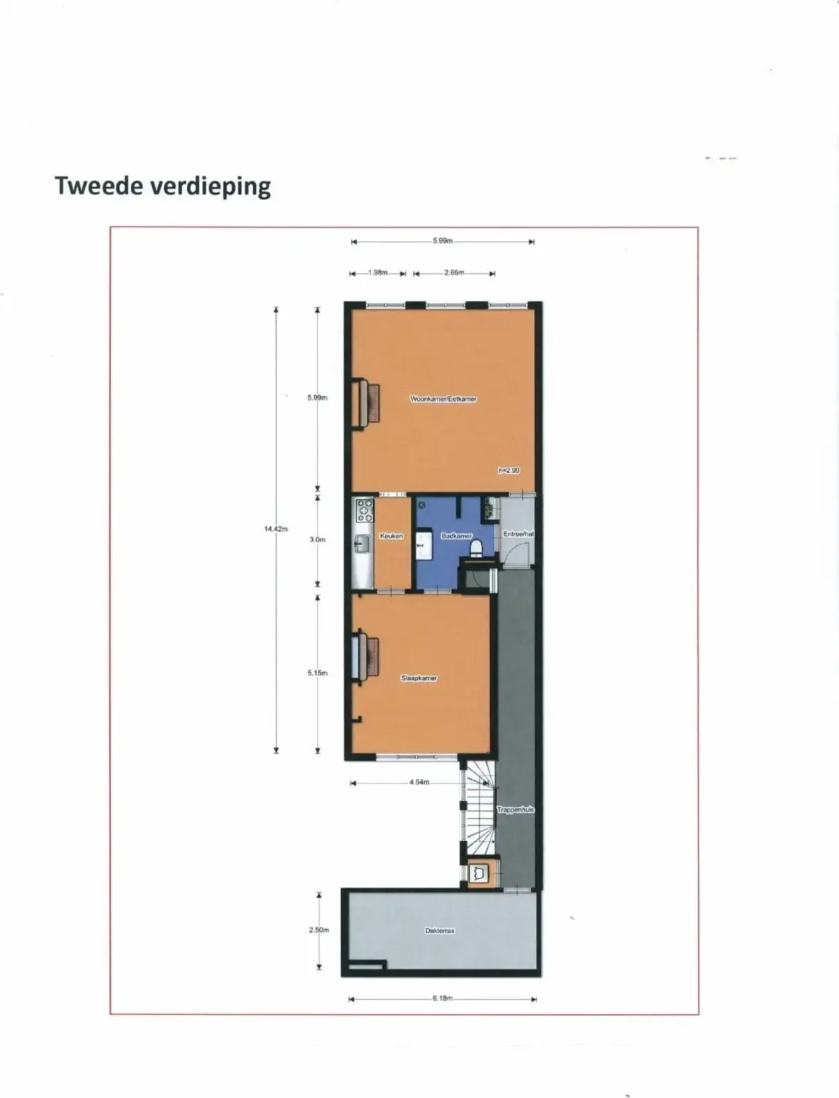 Foto van de Appartement gelegen aan de Binnenkant in Amsterdam