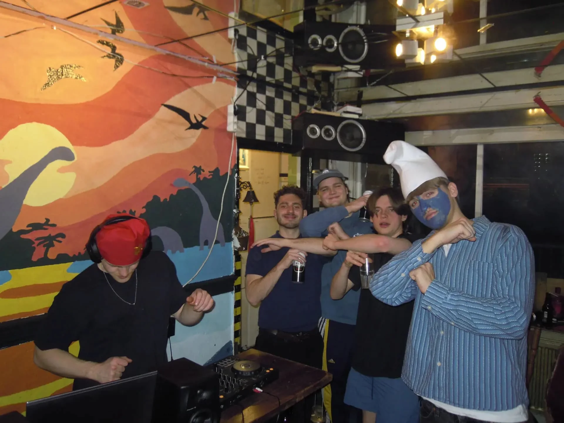 geblurde versie van de foto als achtergrond