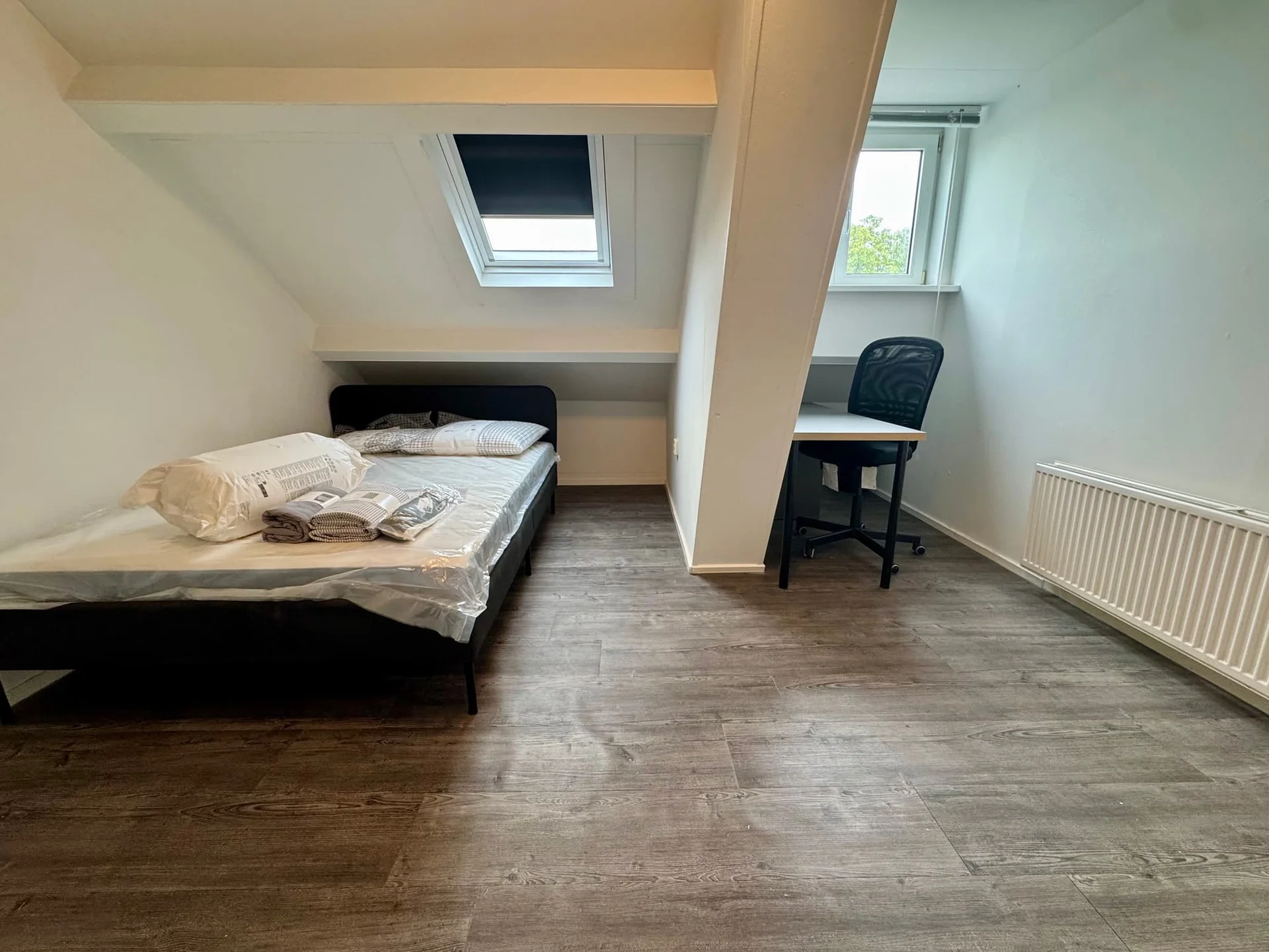geblurde versie van de foto als achtergrond