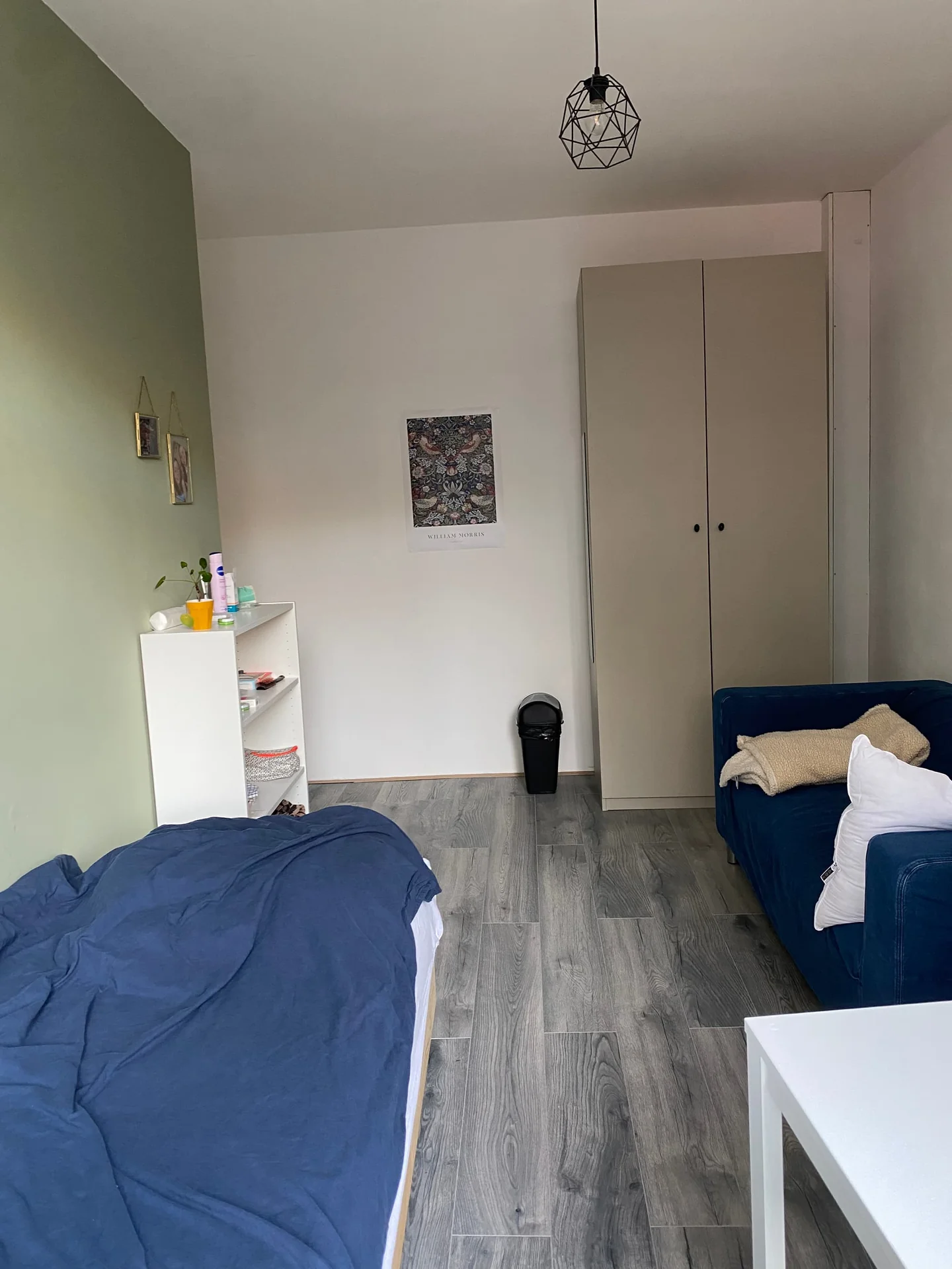 geblurde versie van de foto als achtergrond