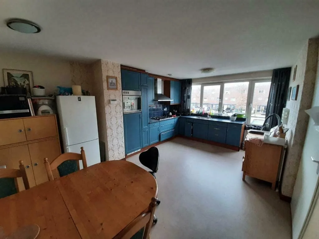 geblurde versie van de foto als achtergrond