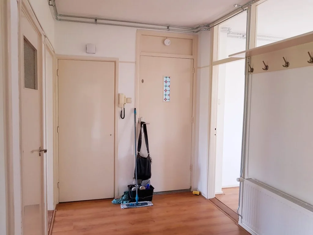 geblurde versie van de foto als achtergrond