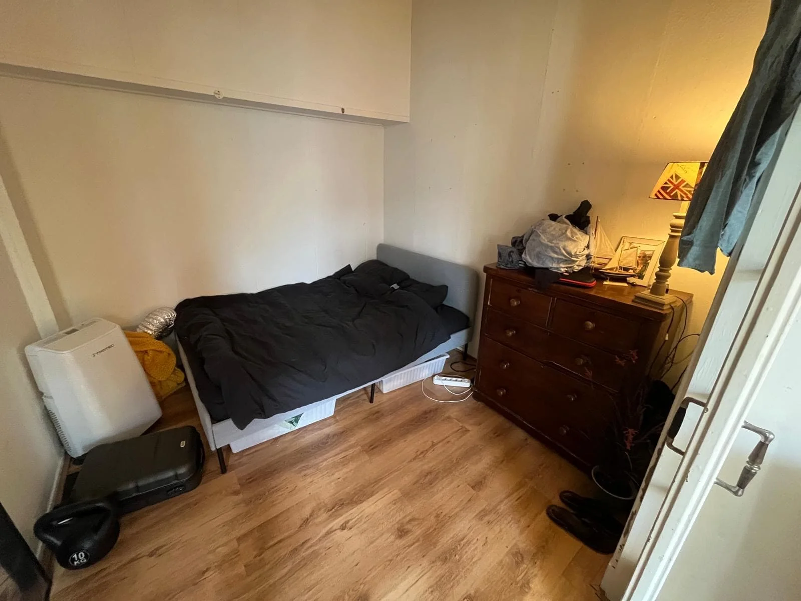 geblurde versie van de foto als achtergrond