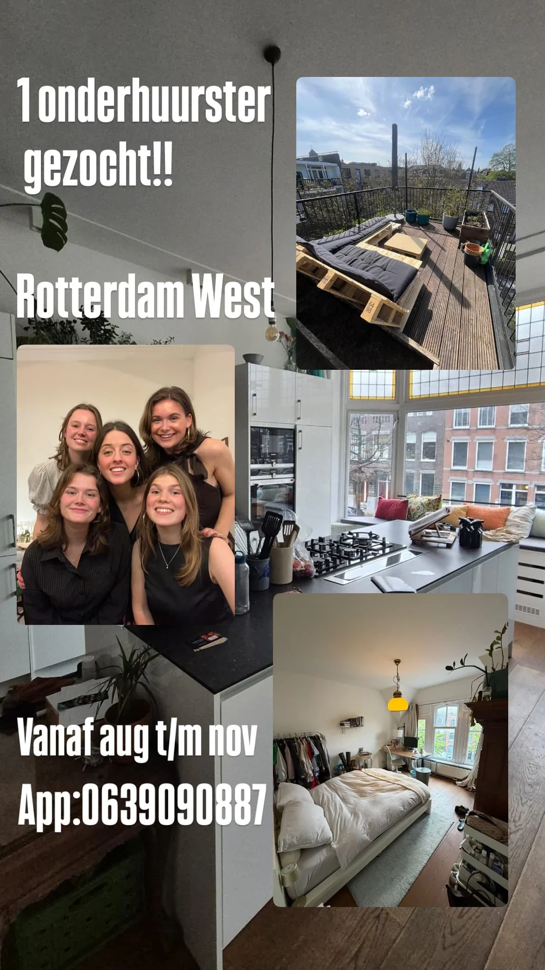 geblurde versie van de foto als achtergrond