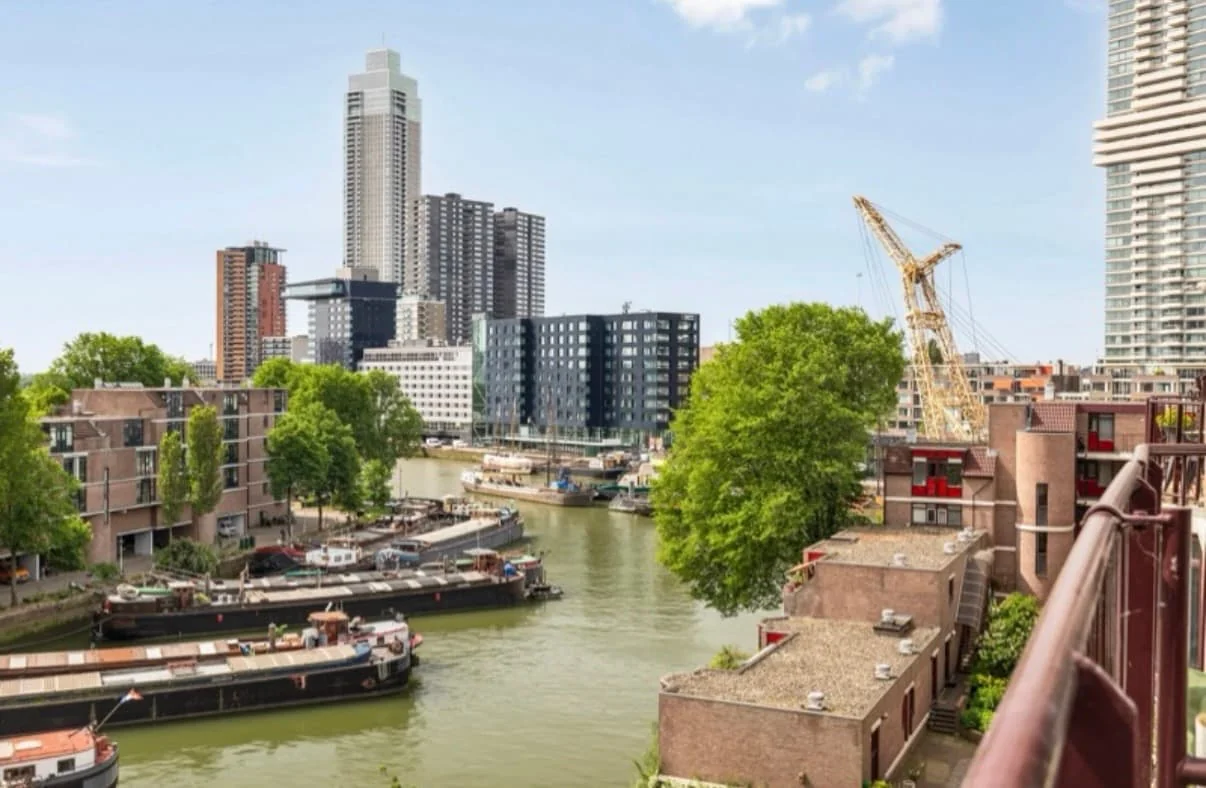 geblurde versie van de foto als achtergrond