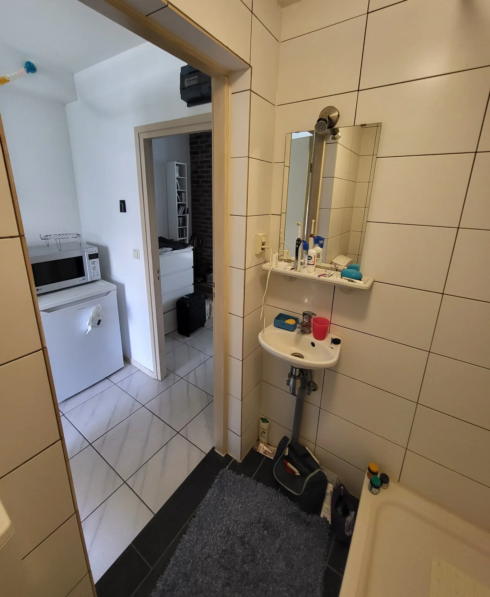 geblurde versie van de foto als achtergrond