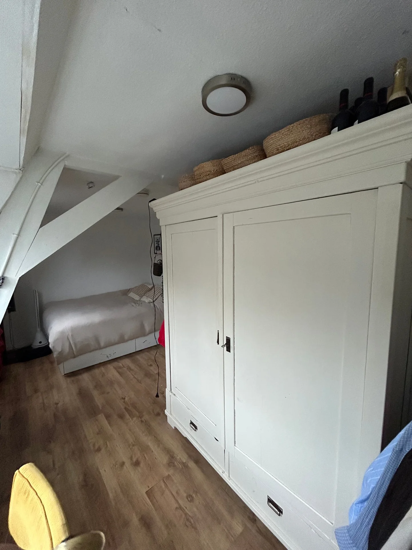geblurde versie van de foto als achtergrond
