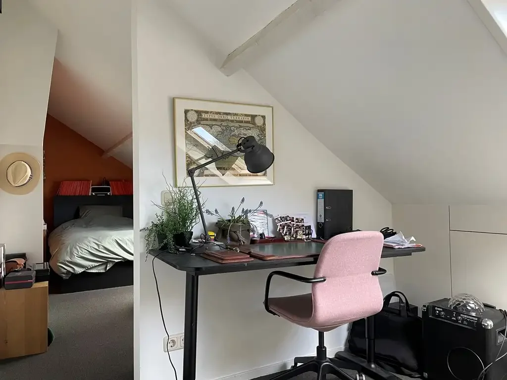 geblurde versie van de foto als achtergrond
