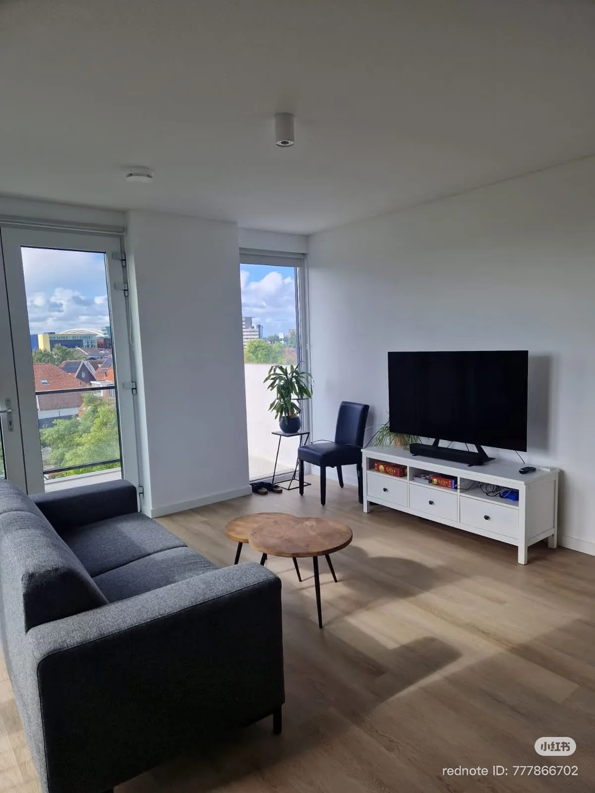 geblurde versie van de foto als achtergrond