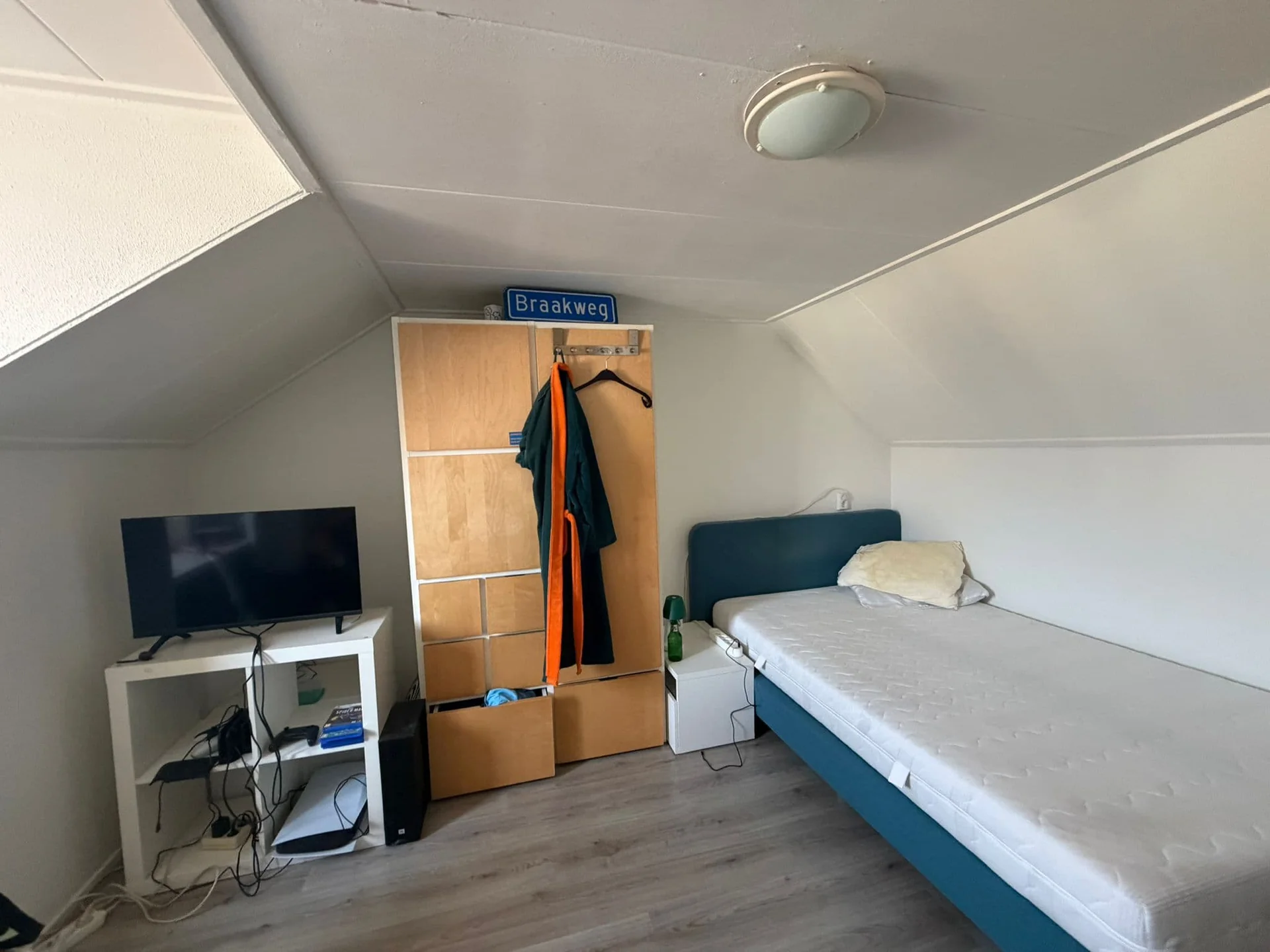 geblurde versie van de foto als achtergrond