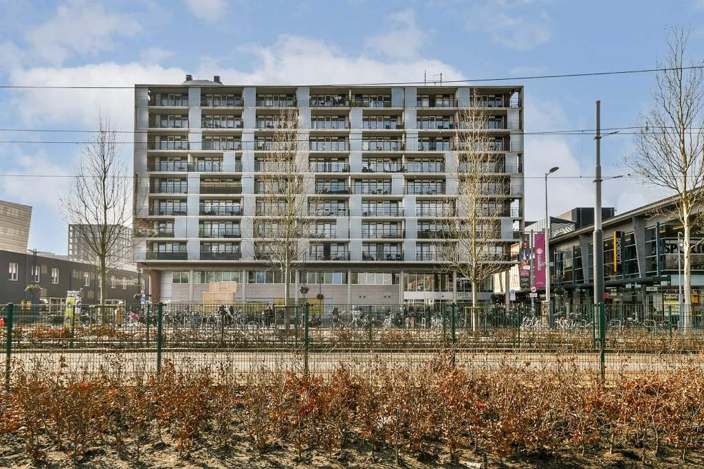 geblurde versie van de foto als achtergrond