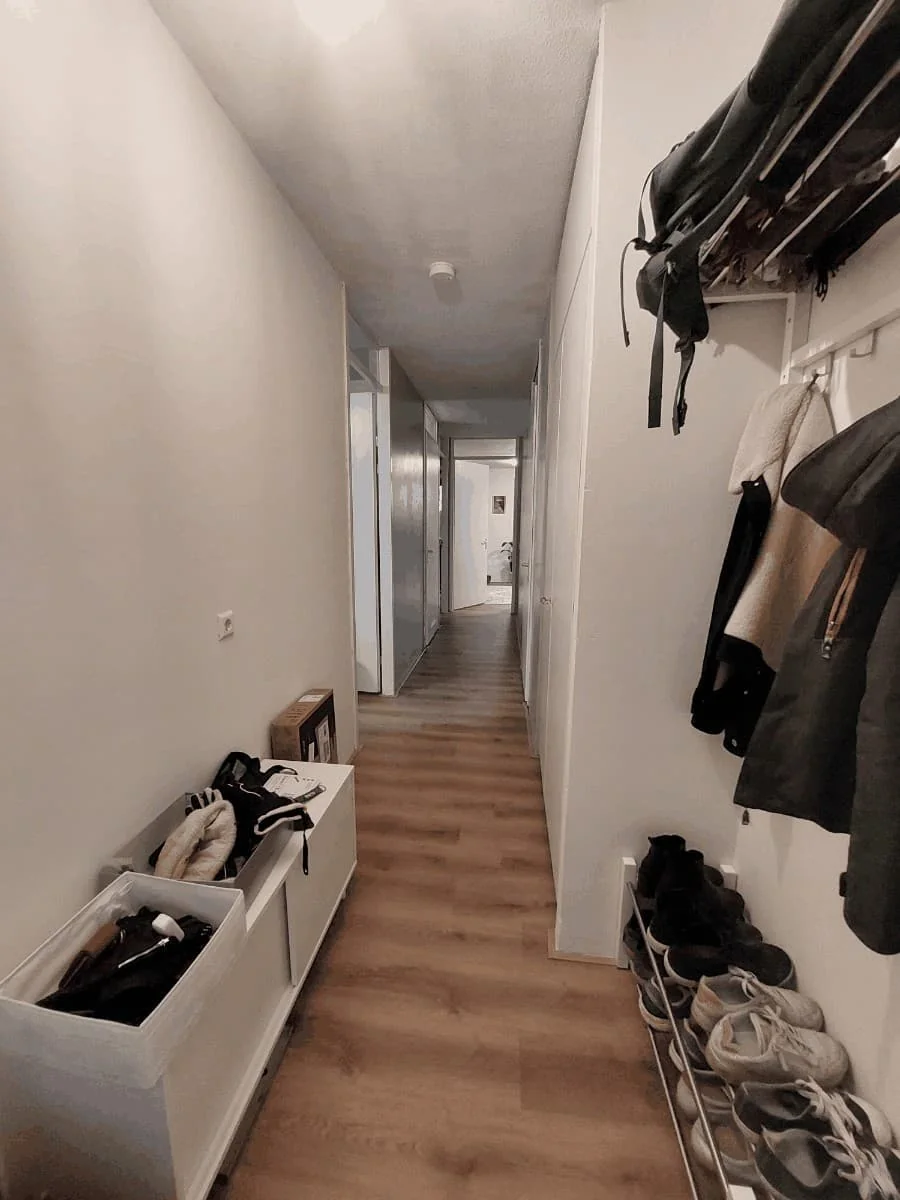 geblurde versie van de foto als achtergrond