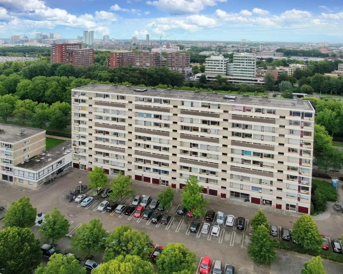 geblurde versie van de foto als achtergrond