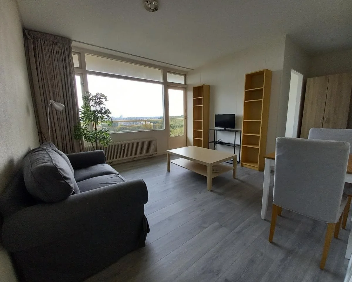 geblurde versie van de foto als achtergrond