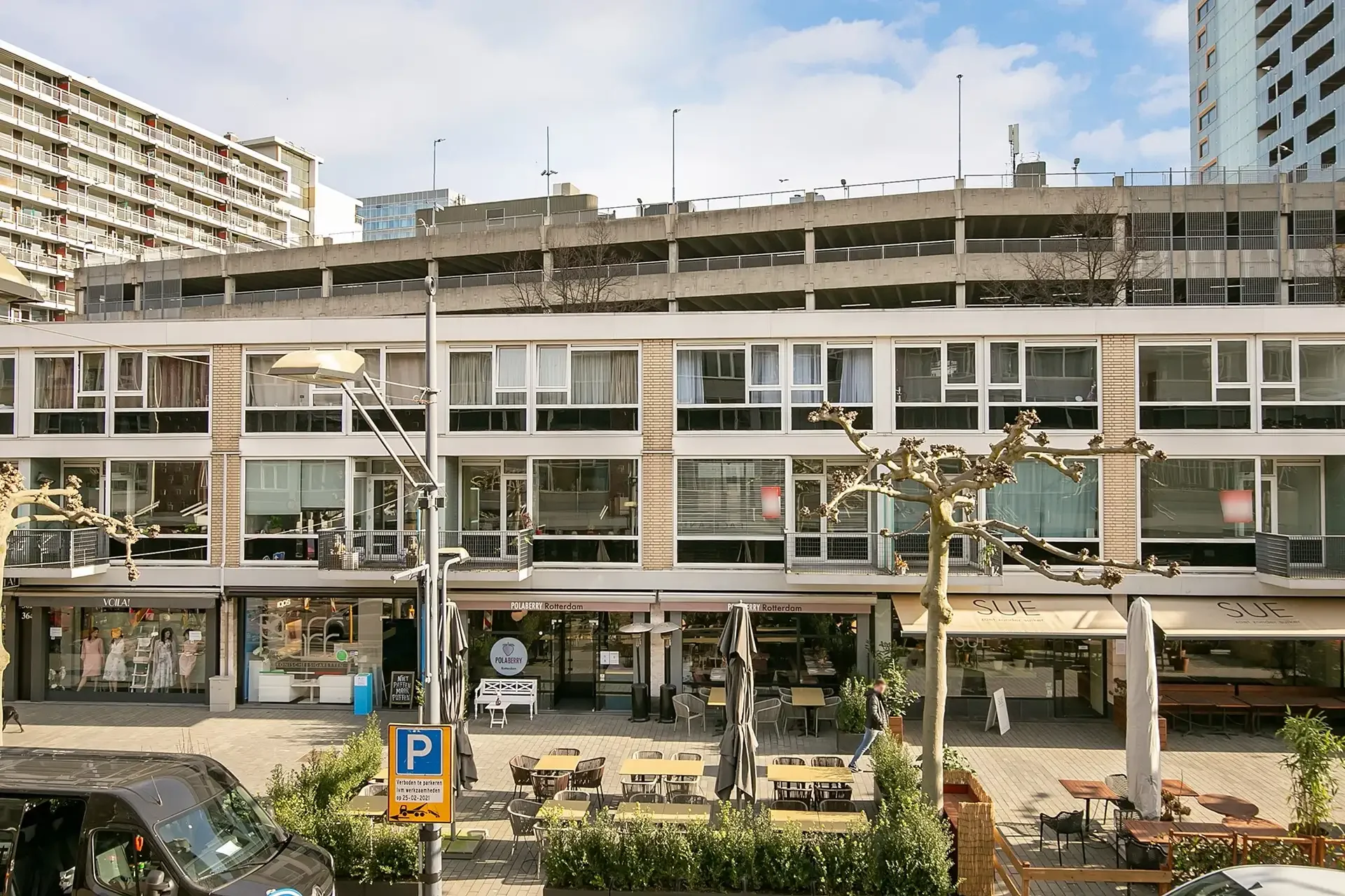 Foto van de Appartement gelegen aan de Van Bijlandtplaats in Rotterdam