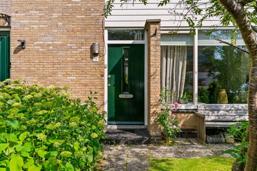geblurde versie van de foto als achtergrond