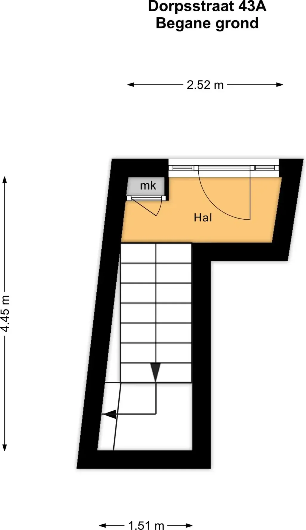 Foto van de Appartement gelegen aan de Dorpsstraat in Uithoorn