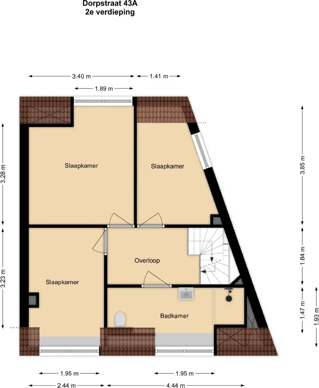 Foto van de Appartement gelegen aan de Dorpsstraat in Uithoorn