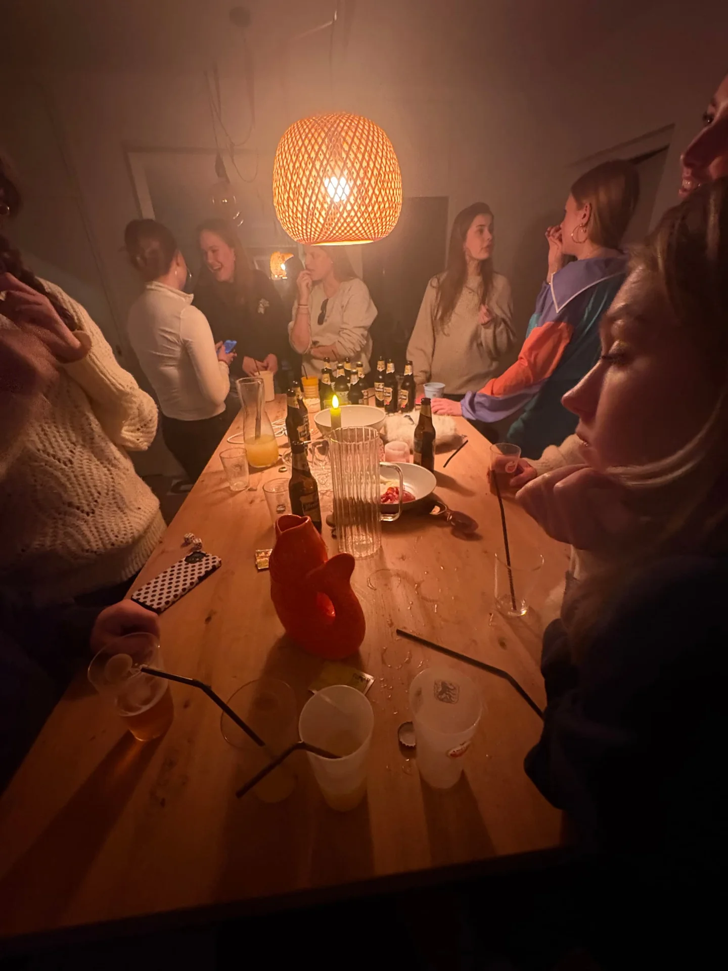 geblurde versie van de foto als achtergrond