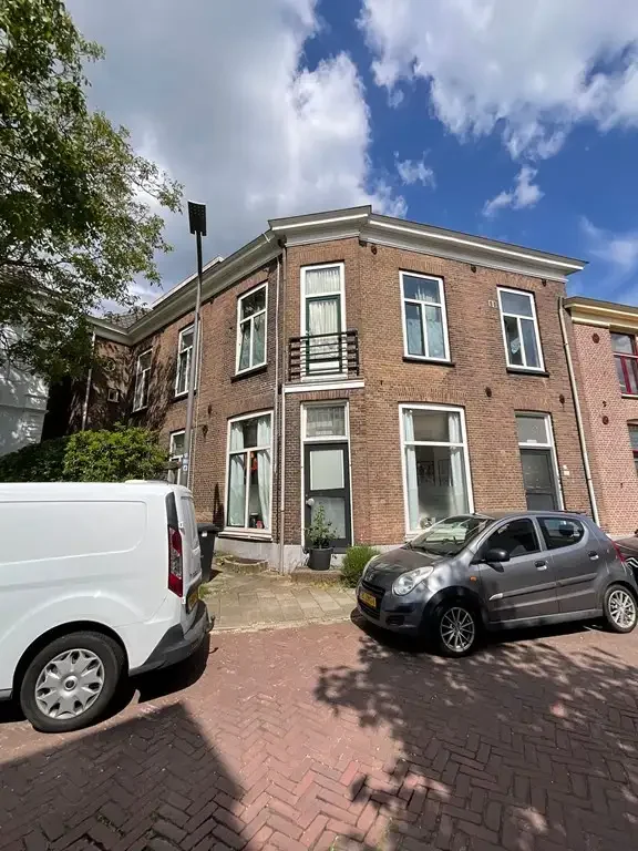 geblurde versie van de foto als achtergrond