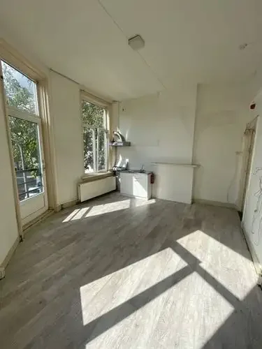 geblurde versie van de foto als achtergrond
