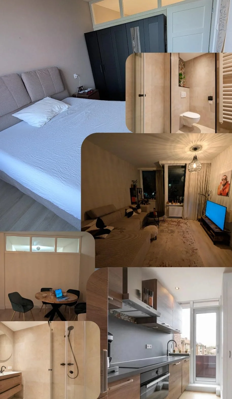 geblurde versie van de foto als achtergrond