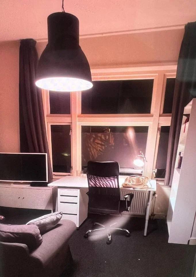 geblurde versie van de foto als achtergrond