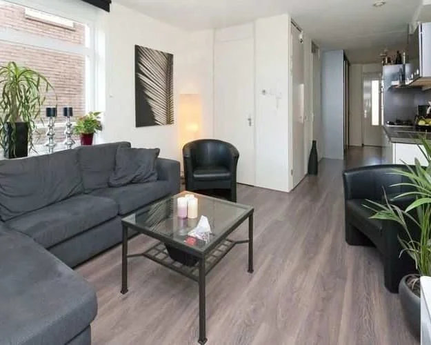 geblurde versie van de foto als achtergrond