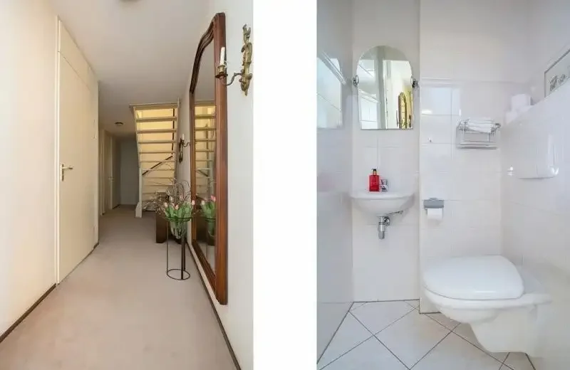 geblurde versie van de foto als achtergrond