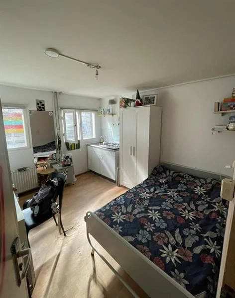 geblurde versie van de foto als achtergrond