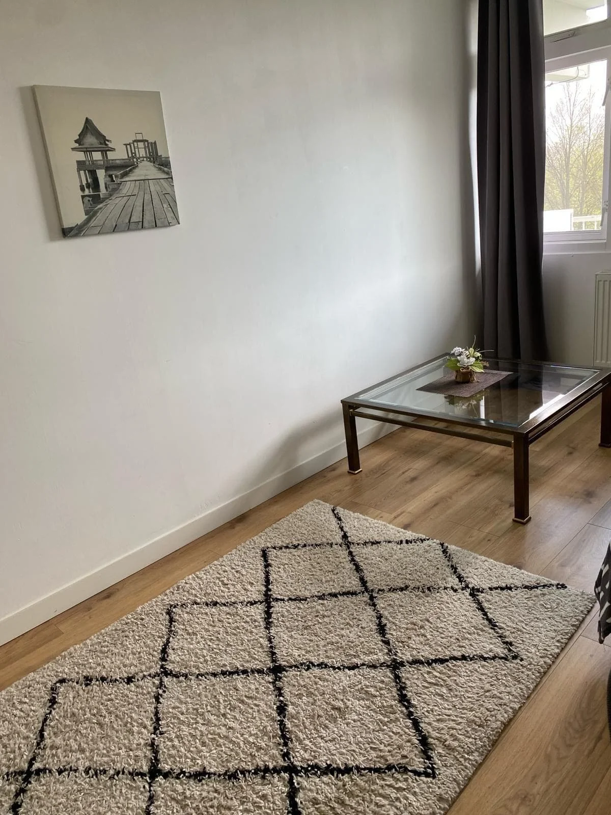 geblurde versie van de foto als achtergrond