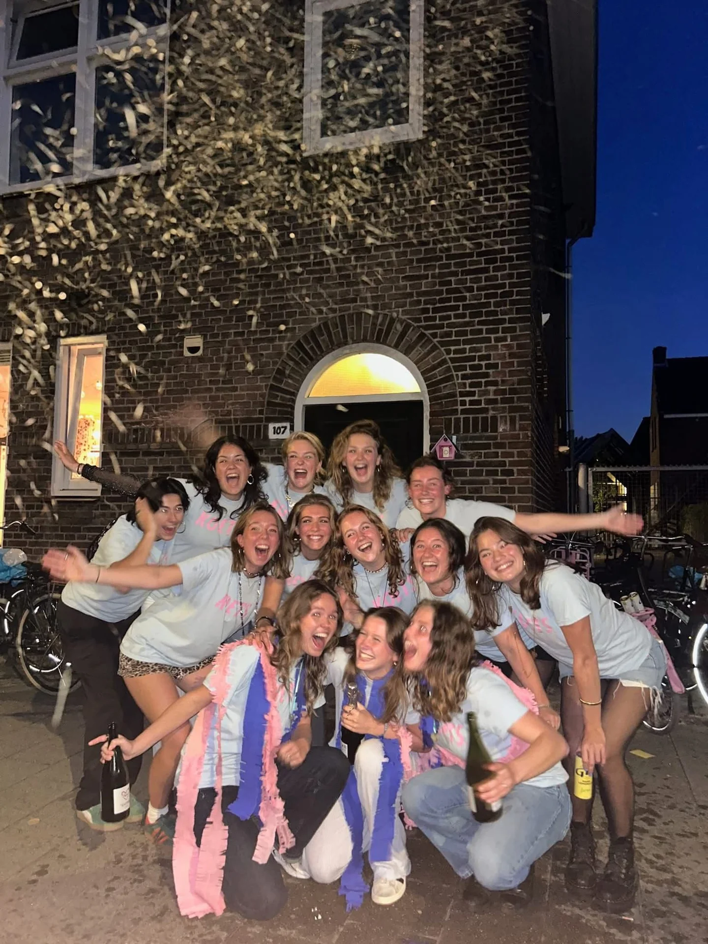 geblurde versie van de foto als achtergrond