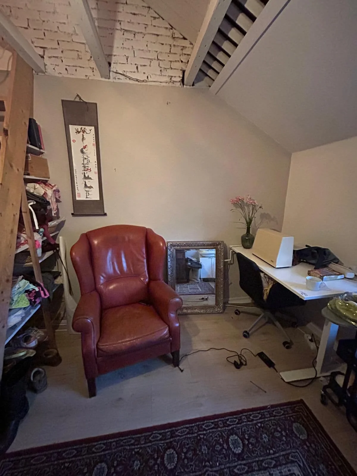 geblurde versie van de foto als achtergrond