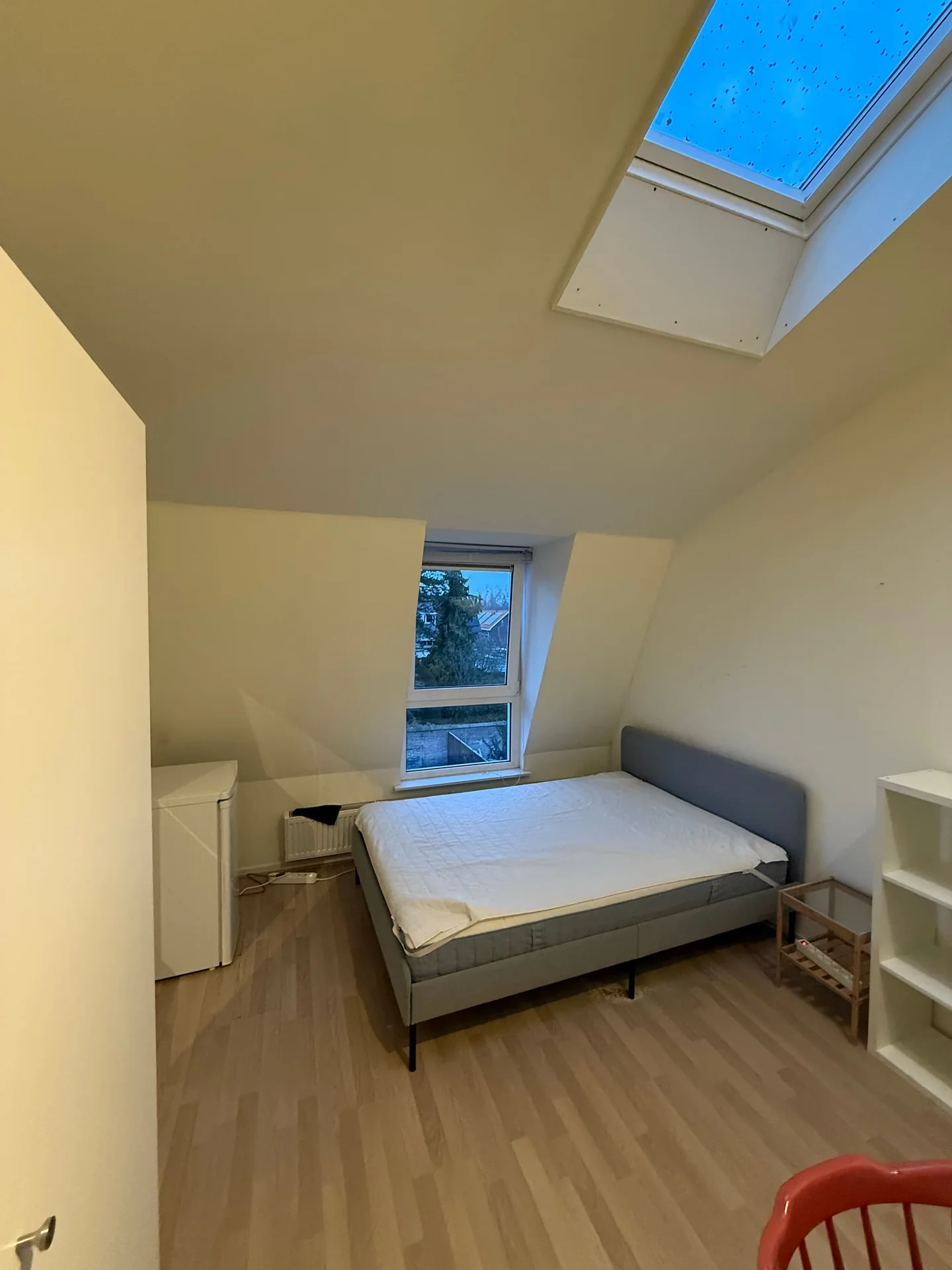 geblurde versie van de foto als achtergrond