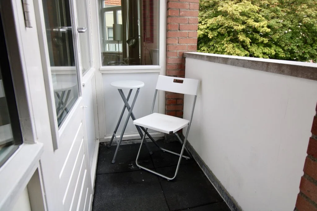 geblurde versie van de foto als achtergrond