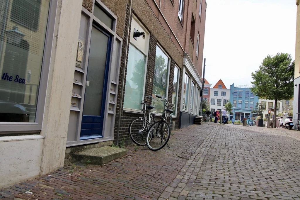 geblurde versie van de foto als achtergrond