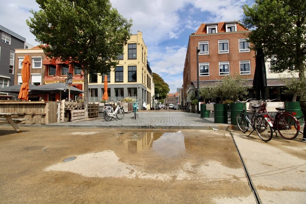 geblurde versie van de foto als achtergrond