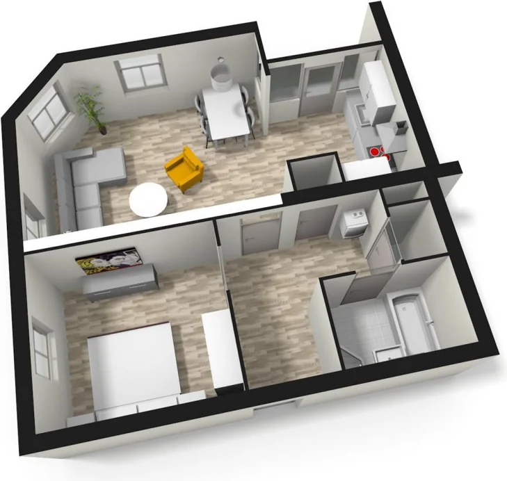 Foto van de Appartement gelegen aan de Nieuwstraat in Vlissingen