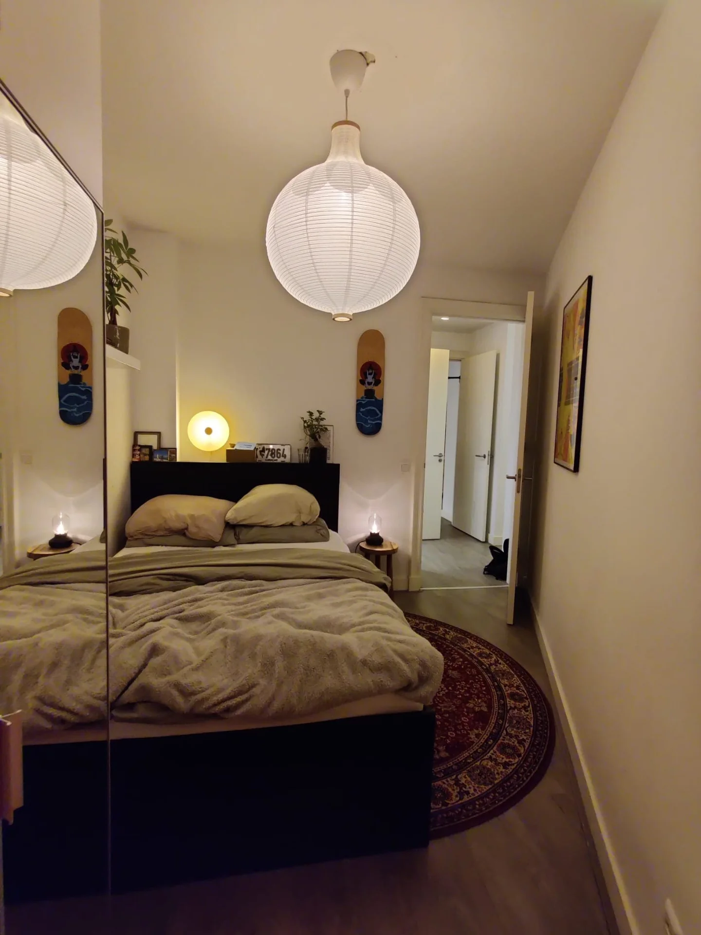 geblurde versie van de foto als achtergrond