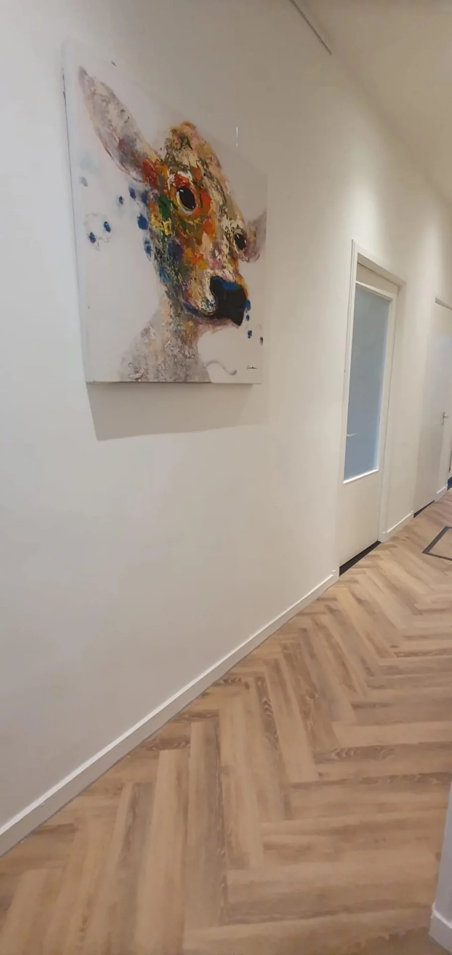 geblurde versie van de foto als achtergrond